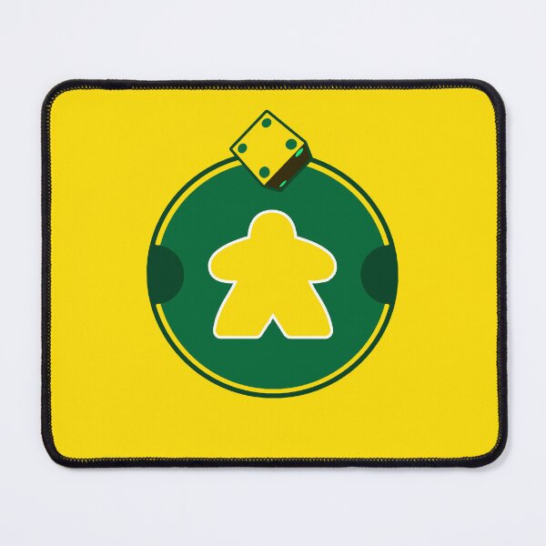 Item preview, YELLOW MEEPLE WITH DICE designed and sold by csalvati77.