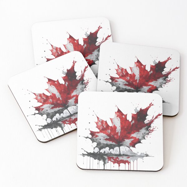 Item preview, Canadian flag creative splash art designed and sold by Dr-Kane.