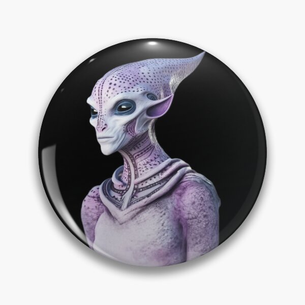 Item preview, Standalone Alien with Large Ringed Reflective Eyes designed and sold by LovelaceVisuals.