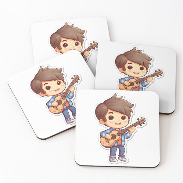 Item preview, Boy with guitar designed and sold by GediaPrints.
