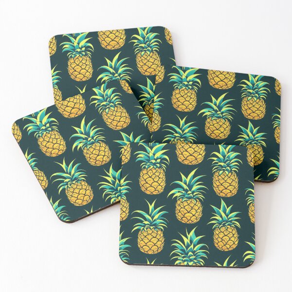 Item preview, funny dark background with pineapples designed and sold by jkrphoto.