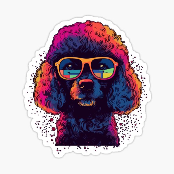 Item preview, Sunglasses Poodle II - Cool design for stylish dog owners designed and sold by brindled.