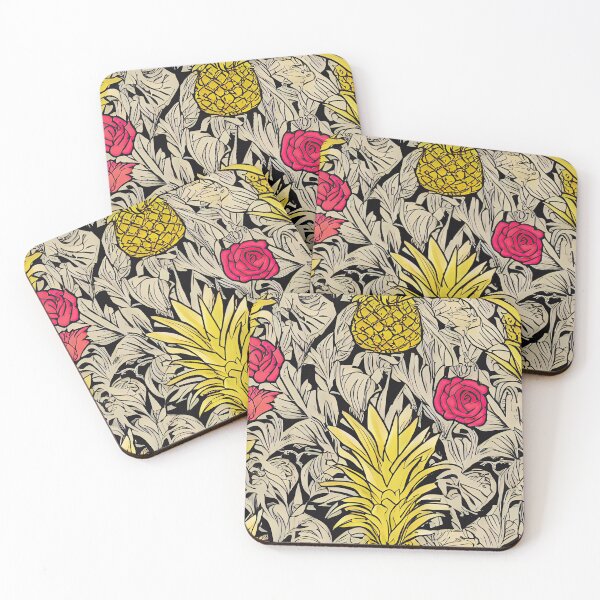 Item preview, Hawaiian Pineapple AI Art Print, Modern Home Decor, Tropical Art,  designed and sold by casaai.