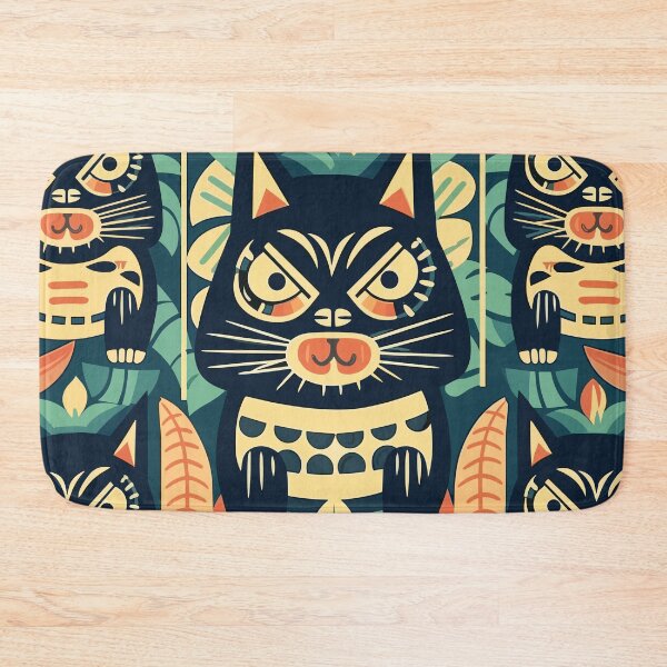 Item preview, Tiki Cat Graphic designed and sold by TraditionalCA.