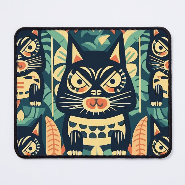 Item preview, Tiki Cat Graphic designed and sold by TraditionalCA.