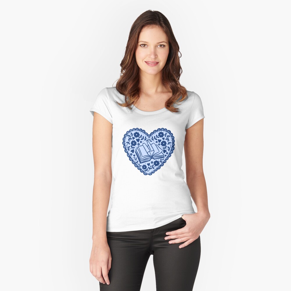 Artikel-Vorschau von Tailliertes Rundhals-Shirt, designt und verkauft von indiebookster.