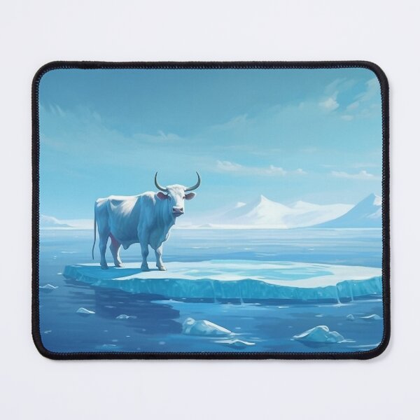 Item preview, cow on the ice designed and sold by hhh-art.