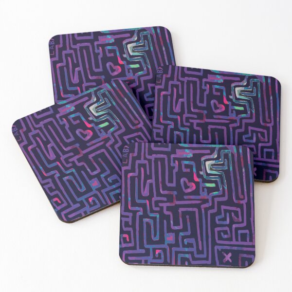 Item preview, Labyrinth in pink  designed and sold by Deathoftheself.