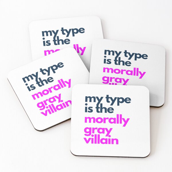 Item preview, My type is the morally gray villain designed and sold by ellosmedicenale.