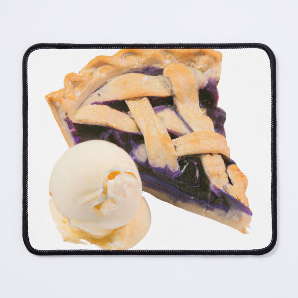 Item preview, Blueberry Pie with Ice Cream designed and sold by BravuraMedia.