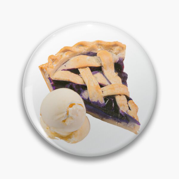 Item preview, Blueberry Pie with Ice Cream  designed and sold by BravuraMedia.