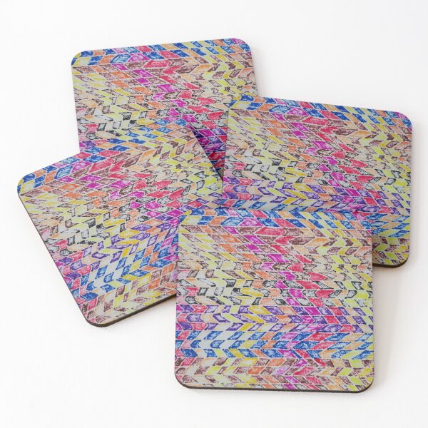 Item preview, Geometric Impressions Lemon Cherry designed and sold by Sarah Kurdila.
