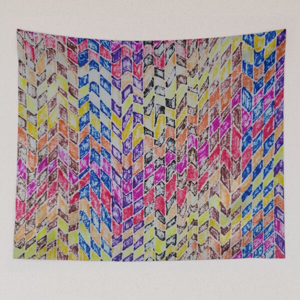 Item preview, Geometric Impressions Lemon Cherry designed and sold by Sarah Kurdila.