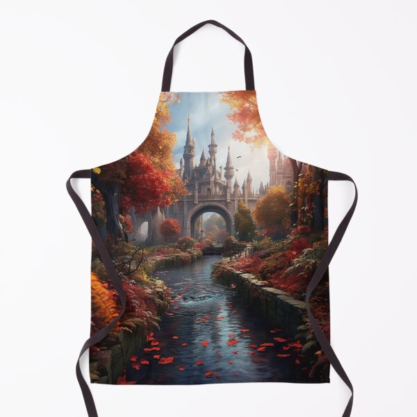 Item preview, Fantasy Art: Castle in Enchanted Wood designed and sold by Luna-Art-Design.