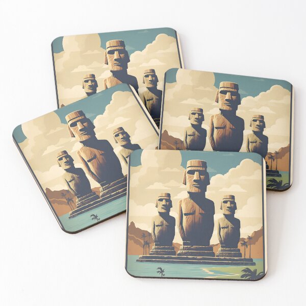 Item preview, Easter Island Poster designed and sold by NomadGlobal.