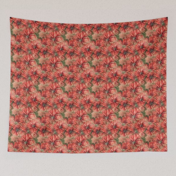 Item preview, Seamless Nature Pattern (Poppies) designed and sold by DarklingAnubiss.