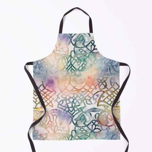Item preview, "Celtic Dreamscape" - Fluid Watercolor Celtic Knotwork Design with Ethereal Mixed Media Style designed and sold by stateofhuman.