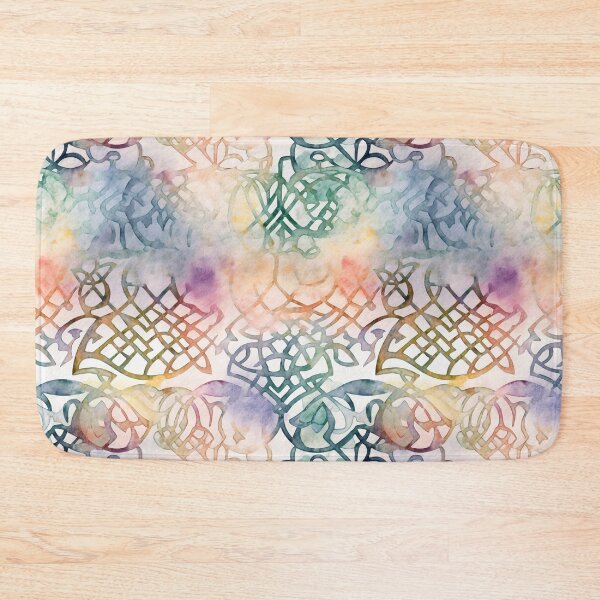 Item preview, "Celtic Dreamscape" - Fluid Watercolor Celtic Knotwork Design with Ethereal Mixed Media Style designed and sold by stateofhuman.