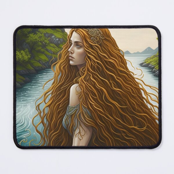 Item preview, Celtic fairy Gwragged Annwn, maiden of the lake. designed and sold by Náiade's  Room.