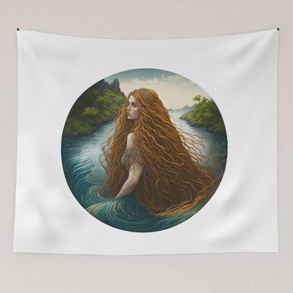 Item preview, Celtic fairy Gwragged Annwn, maiden of the lake. designed and sold by Náiade's  Room.