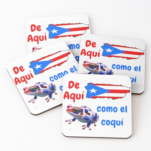 Item preview, Puerto Rico proud design. De aqui como el coqui (from here, like the coqui) designed and sold by Verle-art.