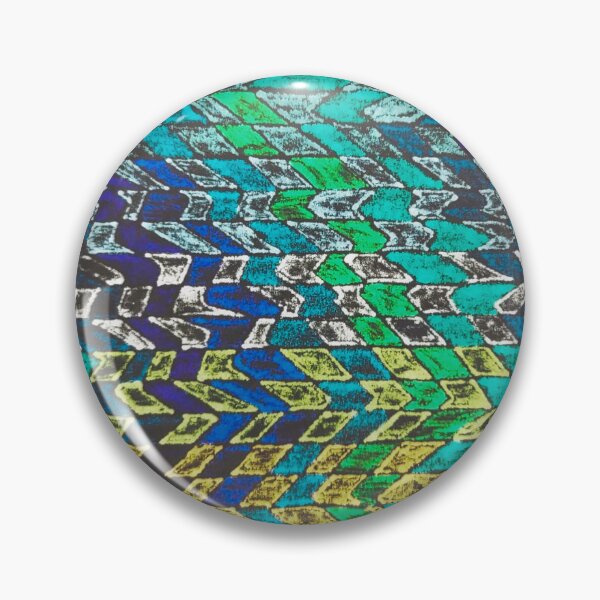 Item preview, Geometric Impressions Blueberry Mint designed and sold by Sarah Kurdila.