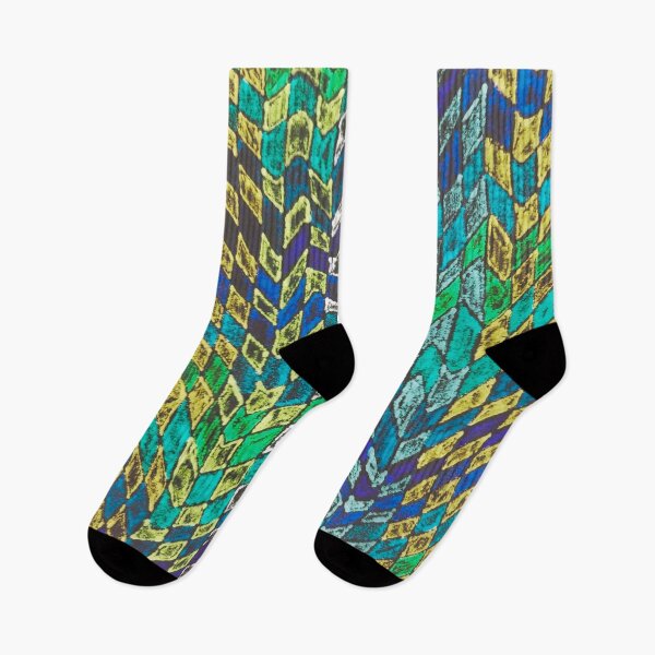Item preview, Geometric Impressions Blueberry Mint designed and sold by Sarah Kurdila.