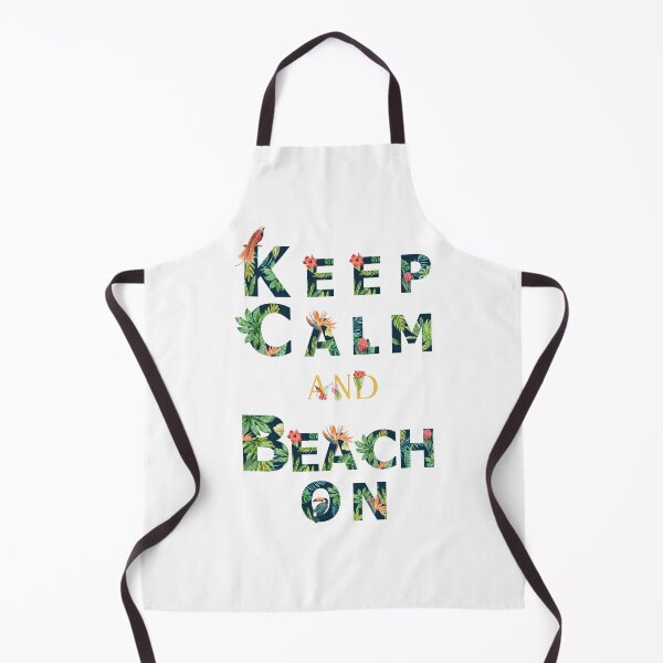 Item preview, Keep Calm and Beach On - Inspirational Beach Quote designed and sold by Heartee.