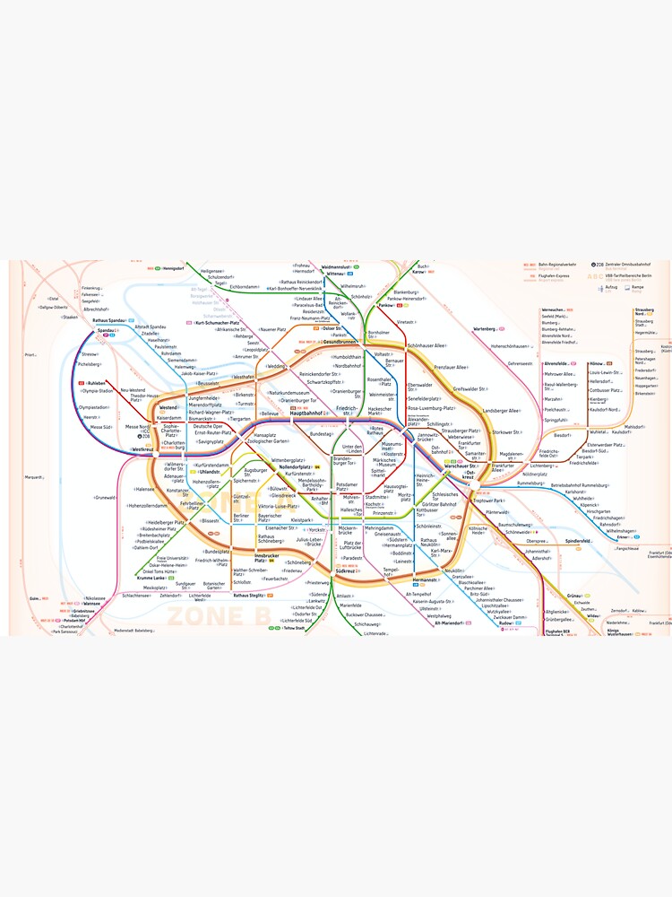 Thumbnail 7 of 7, Cap, New Berlin rapid transit route map (April 21, 2023) designed and sold by Pasha Omelekhin.