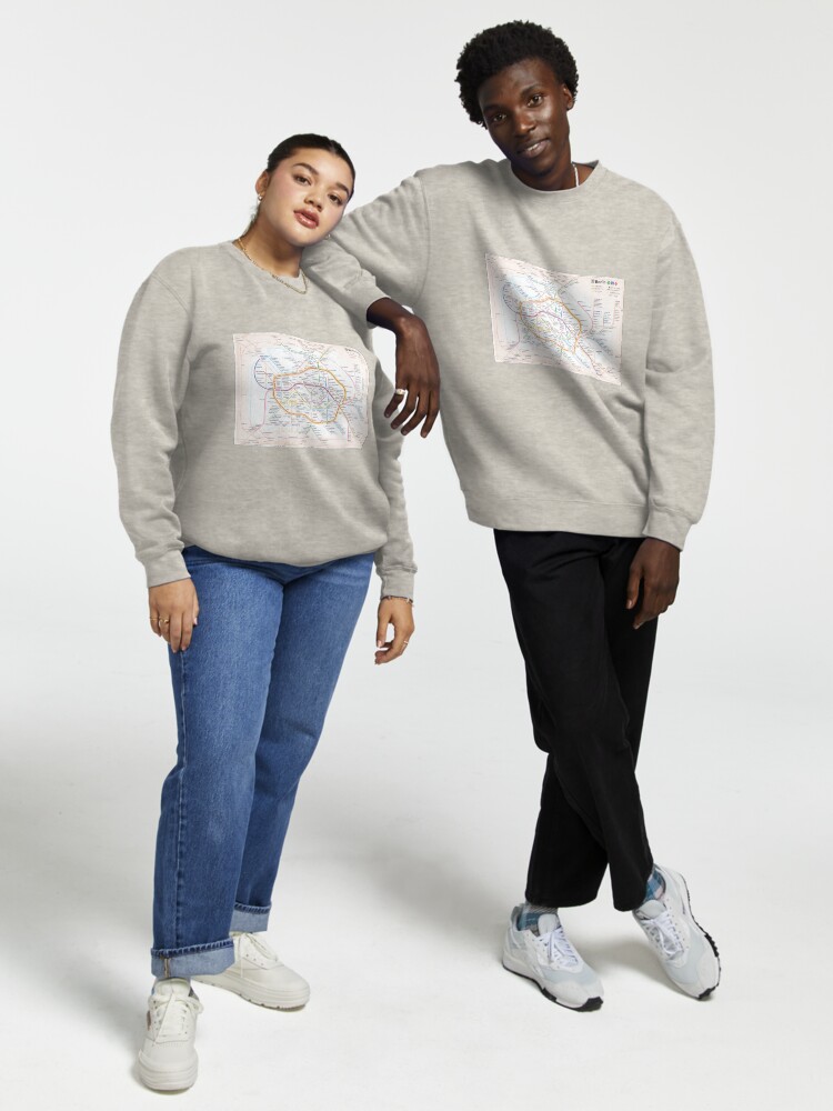 Thumbnail 1 of 7, Pullover Sweatshirt, New Berlin rapid transit route map (April 21, 2023) designed and sold by Pasha Omelekhin.