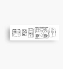 Pedals Metal Print