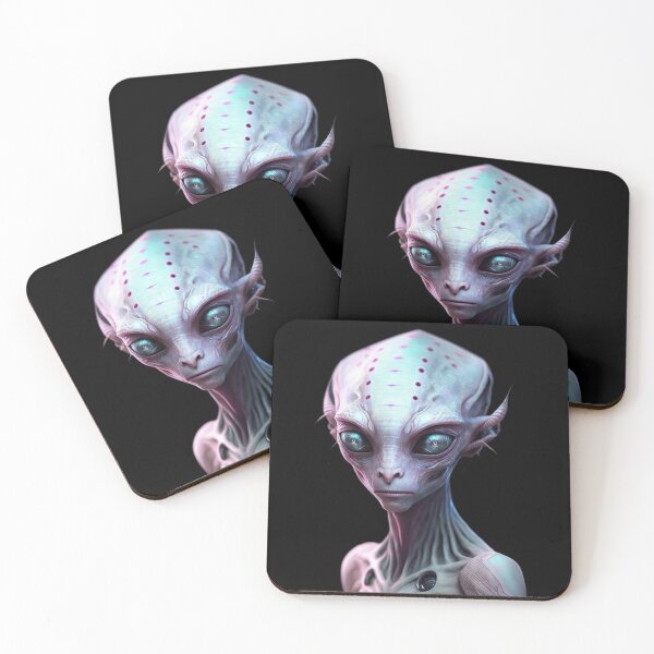 Item preview, Standalone Brooding Alien with Reflective Eyes designed and sold by LovelaceVisuals.
