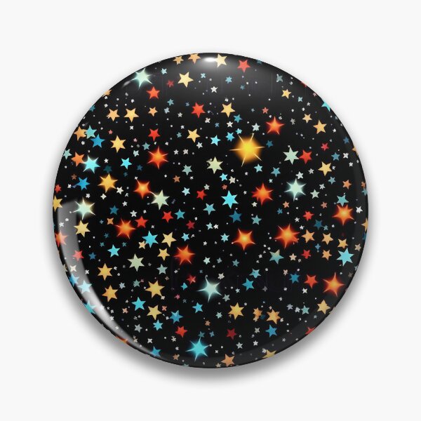 Item preview, Vibrant Star Patterns: Playful, Glittery Art designed and sold by GiveMeMood.