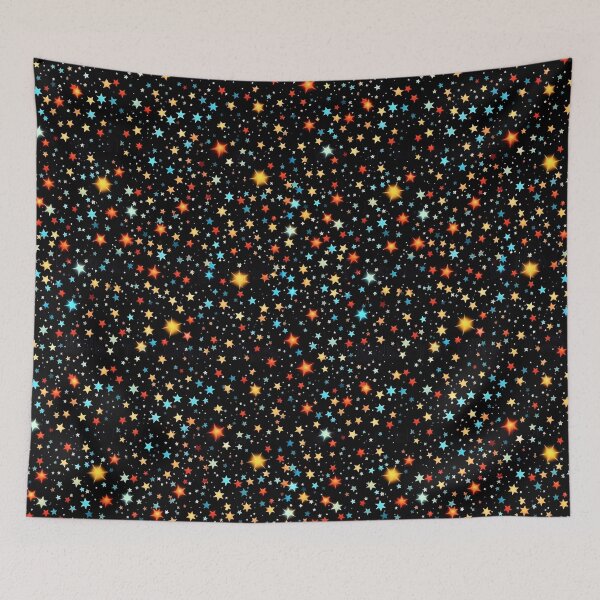 Item preview, Vibrant Star Patterns: Playful, Glittery Art designed and sold by GiveMeMood.