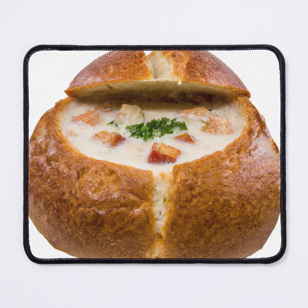 Item preview, New England Clam Chowder Bread Bowl  designed and sold by BravuraMedia.