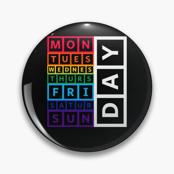 Item preview, Week Days designed and sold by LiscaGraphicArt.
