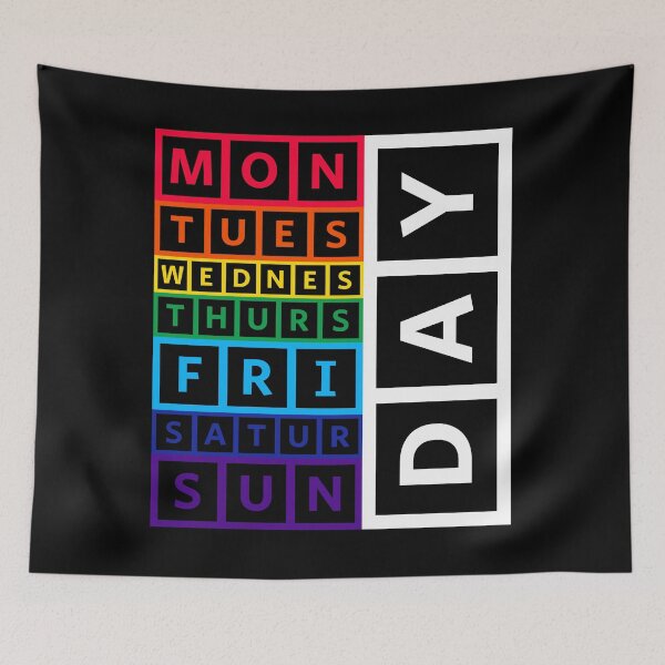 Item preview, Week Days designed and sold by LiscaGraphicArt.