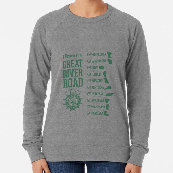 I Drove the GRR - State Checklist - Green Lightweight Sweatshirt
