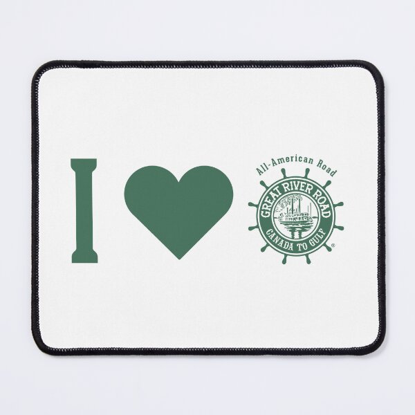 Item preview, I Love GRR - Paddle Wheel Logo - Green designed and sold by Great River Road Store.
