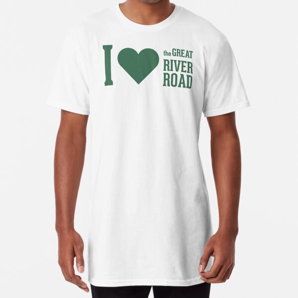 I Love the Great River Road - Green Long T-Shirt