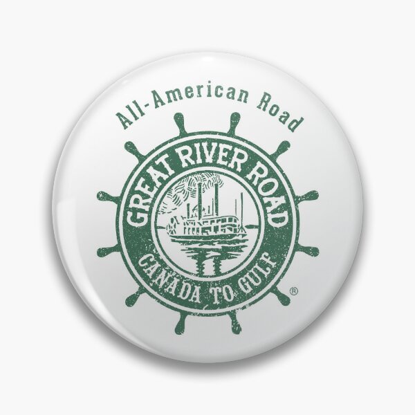 Item preview, Paddle Wheel - Distressed Logo - Green designed and sold by Great River Road Store.