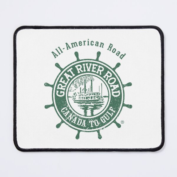 Item preview, Paddle Wheel - Distressed Logo - Green designed and sold by Great River Road Store.