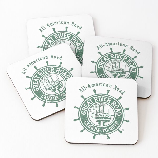 Item preview, Paddle Wheel - Distressed Logo - Green designed and sold by Great River Road Store.