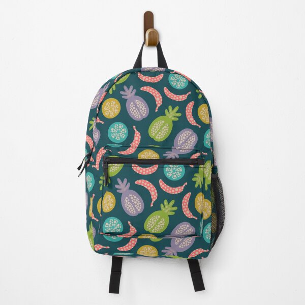 Item preview, TROPICAL FRUITS WITH LOTSA DOTS in Mid-Century Vintage Colours - UnBlink Studio by Jackie Tahara designed and sold by Jackie Tahara of UnBlink Studio.