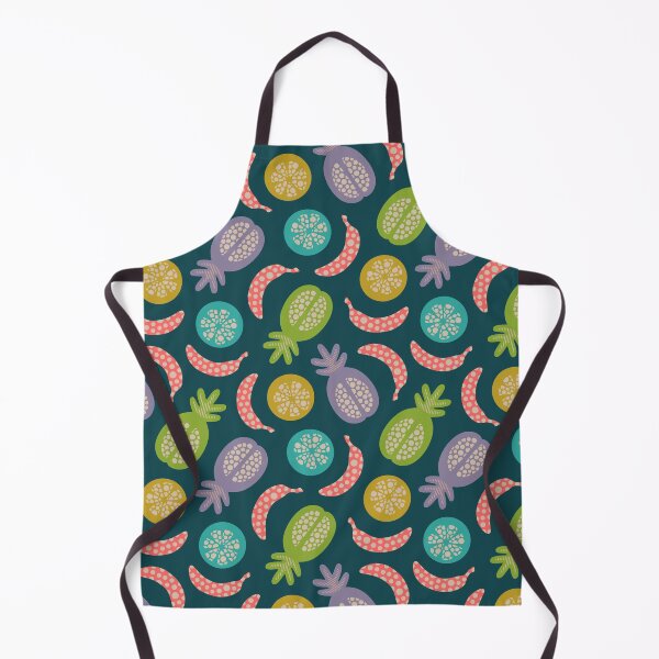 Item preview, TROPICAL FRUITS WITH LOTSA DOTS in Mid-Century Vintage Colours - UnBlink Studio by Jackie Tahara designed and sold by Jackie Tahara of UnBlink Studio.