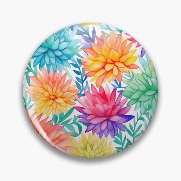 Item preview, Acuarela arco iris flores de patrones sin fisuras designed and sold by PatternStudios.
