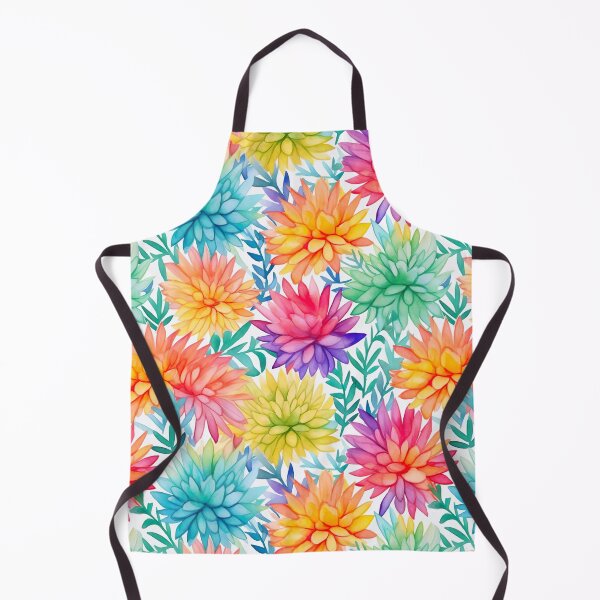 Item preview, Watercolour Rainbow Flowers Seamless Pattern designed and sold by PatternStudios.