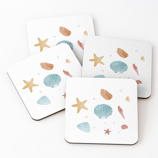 Item preview, Colorful hand drawn seashells designed and sold by Aleksse.