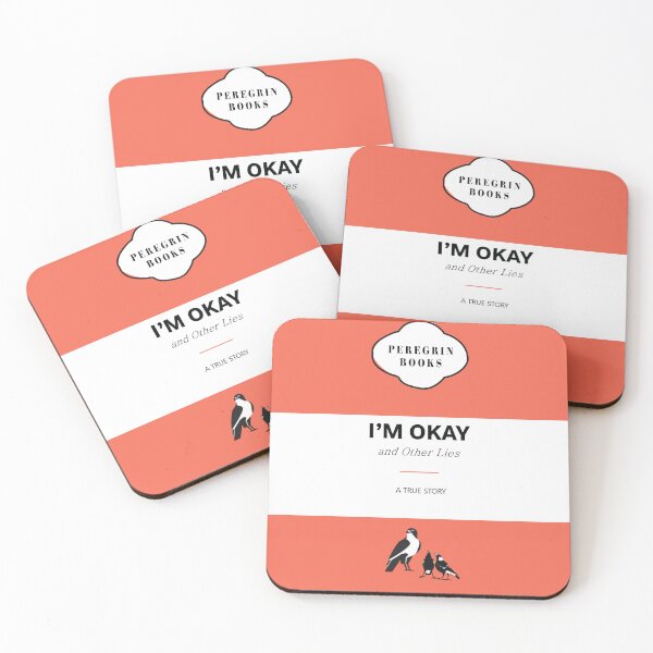 Item preview, I'm Okay and Other Lies - Parody Book Cover designed and sold by Corinne Alexa Jackson.