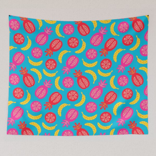 Item preview, TROPICAL FRUITS WITH LOTSA DOTS in Pop Art Brights - UnBlink Studio by Jackie Tahara designed and sold by Jackie Tahara of UnBlink Studio.